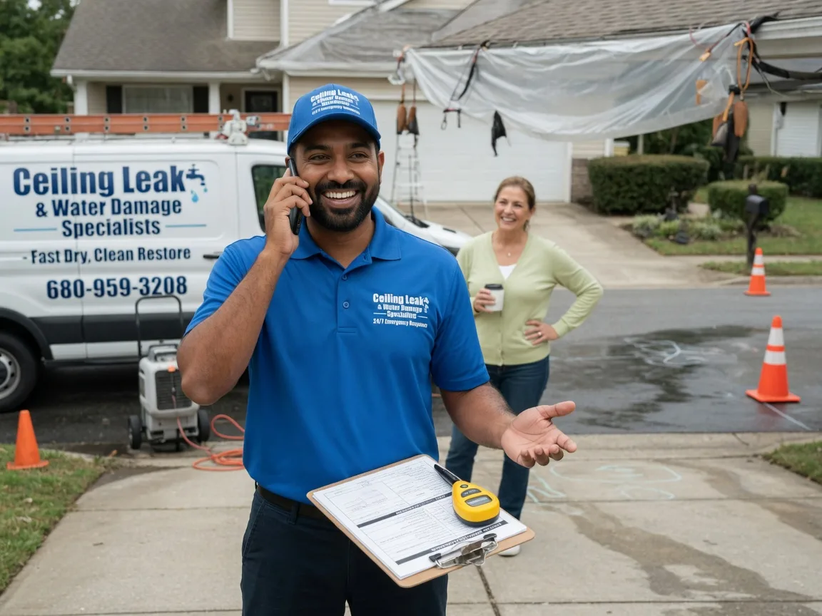 Ceiling Leak Cleanup Wichita, KS FAQs